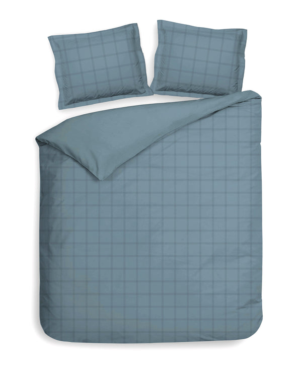 Heckett & Lane Dekbedovertrek Diamante Colonial-Blue