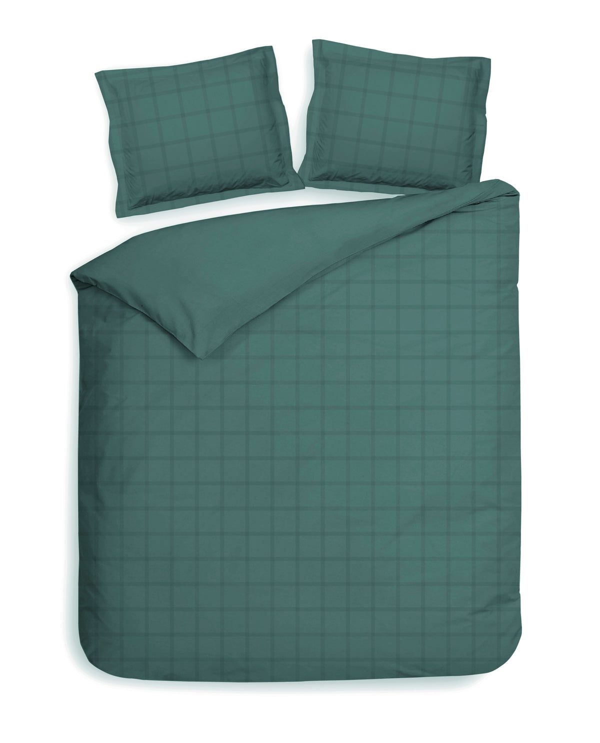 Heckett & Lane Dekbedovertrek Diamante Mineral-Green