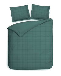 Heckett & Lane Dekbedovertrek Diamante Mineral-Green