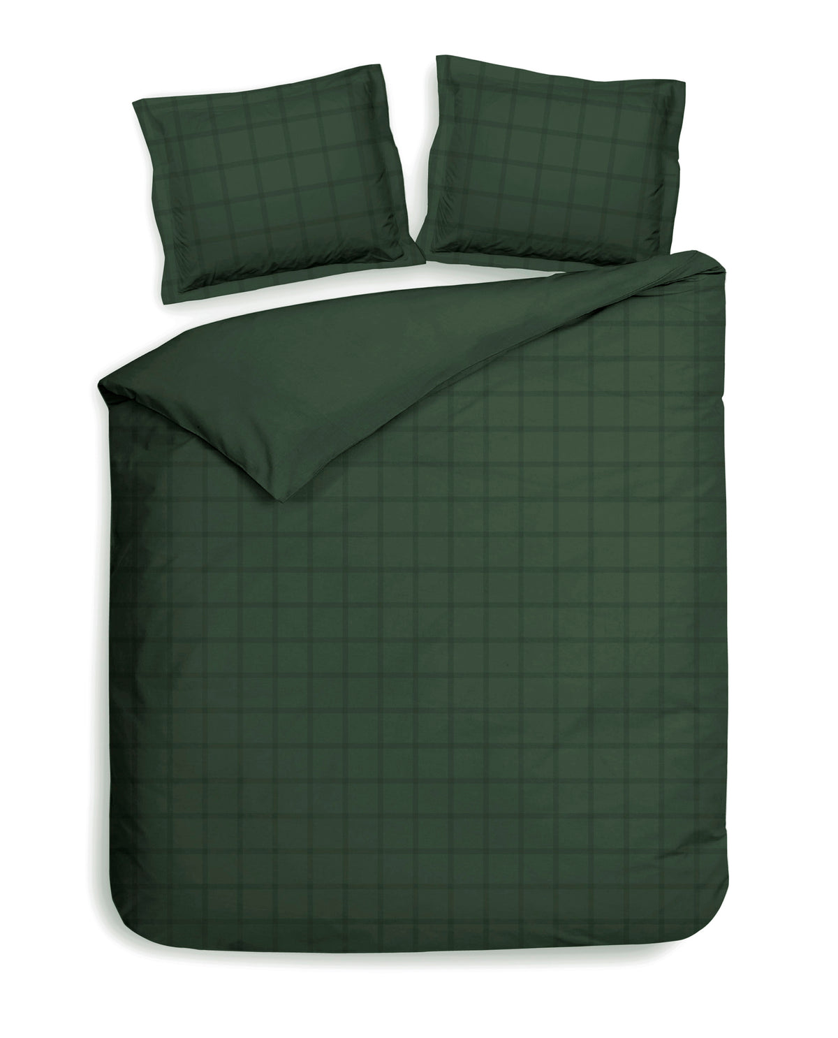 Heckett & Lane Dekbedovertrek Diamante Calla-Green