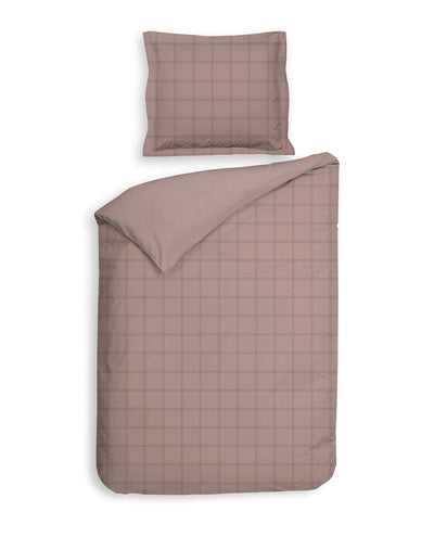 Heckett & Lane Dekbedovertrek Diamante Rose-Tan