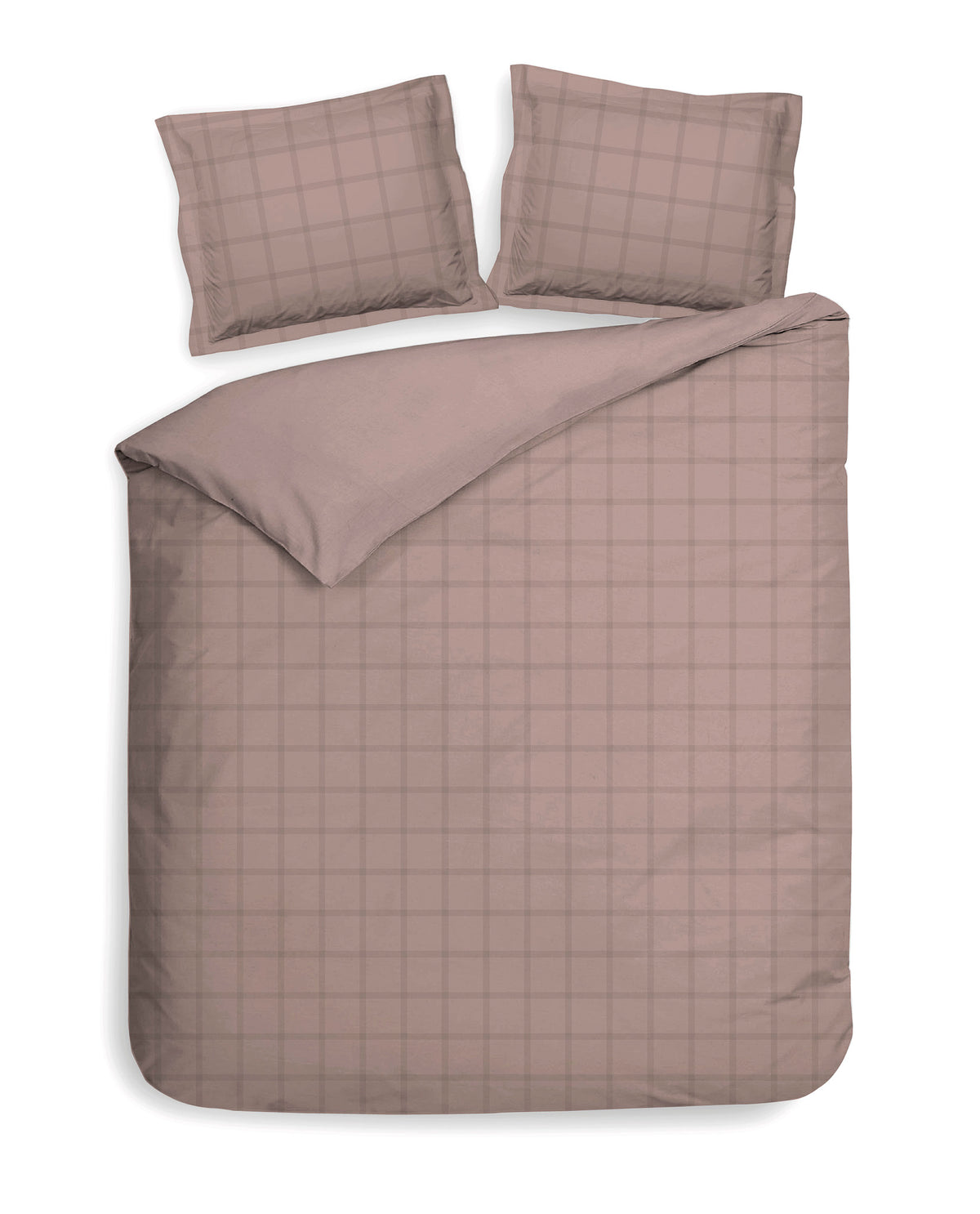 Heckett & Lane Dekbedovertrek Diamante Rose-Tan