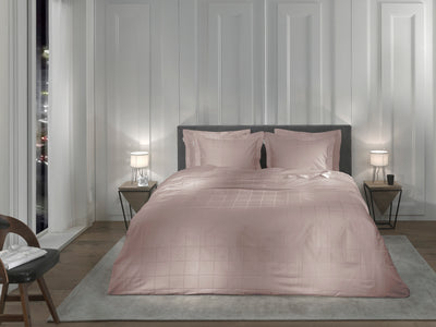 Heckett & Lane Dekbedovertrek Diamante Rose-Tan