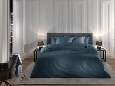 Heckett & Lane Dekbedovertrek Diamante Maritime-Blue
