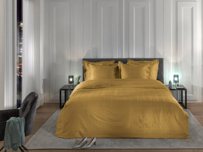 Heckett & Lane Dekbedovertrek Diamante Amber-Gold