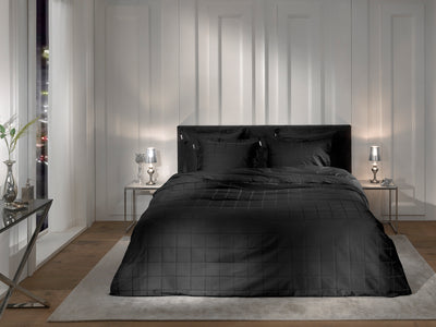 Heckett & Lane Dekbedovertrek Diamante Moonless-Black