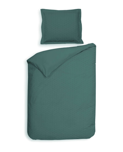 Heckett & Lane Dekbedovertrek Punto Mineral-Green