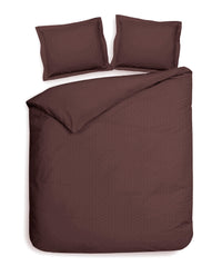 Heckett & Lane Dekbedovertrek Punto Marsala-Brown