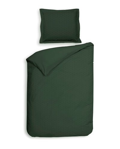 Heckett & Lane Dekbedovertrek Punto Calla-Green
