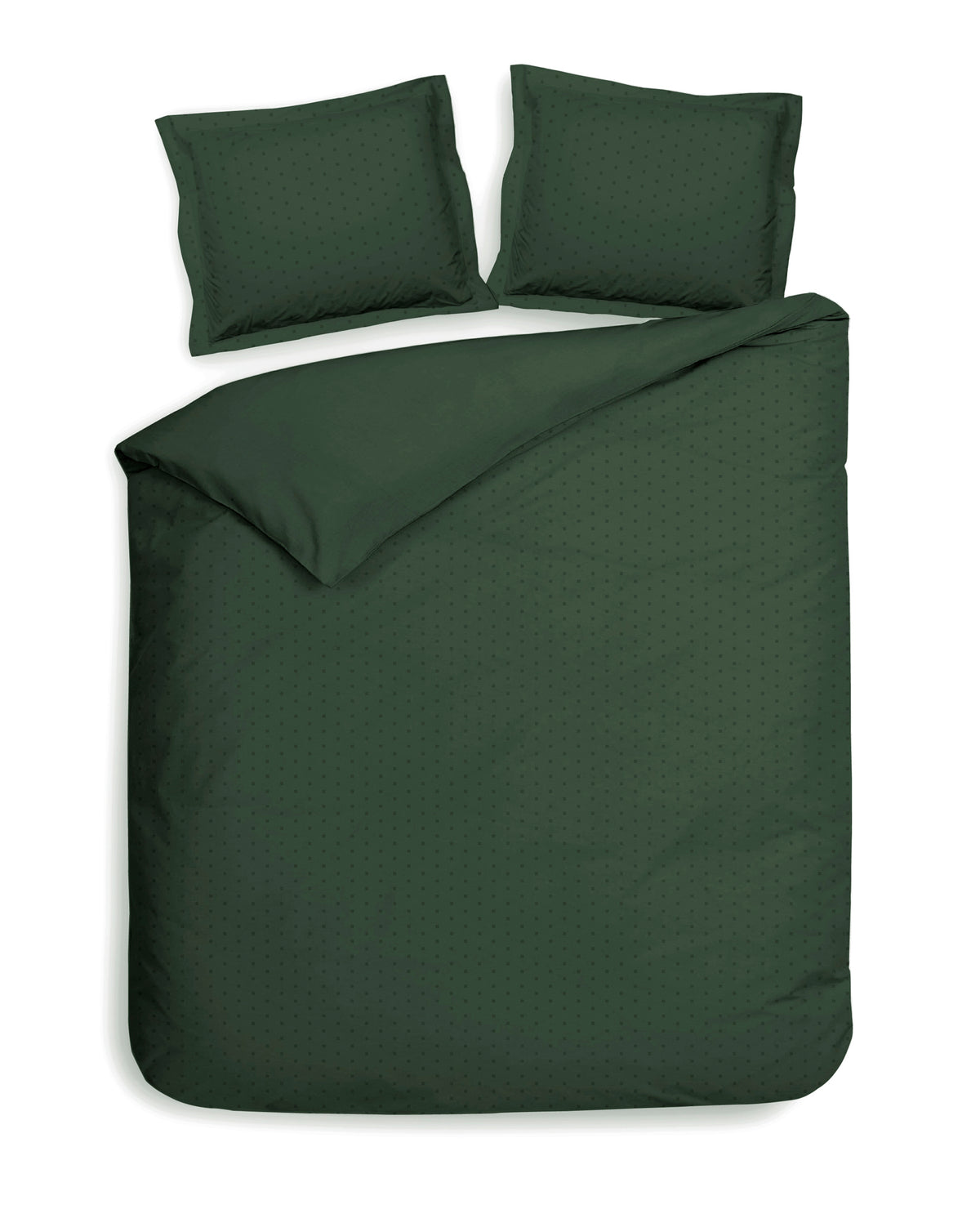 Heckett & Lane Dekbedovertrek Punto Calla-Green