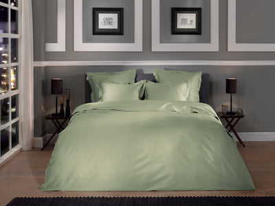 Heckett & Lane Dekbedovertrek Punto Laurel-Green