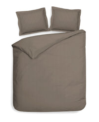 Heckett & Lane Dekbedovertrek Banda Taupe-Grey