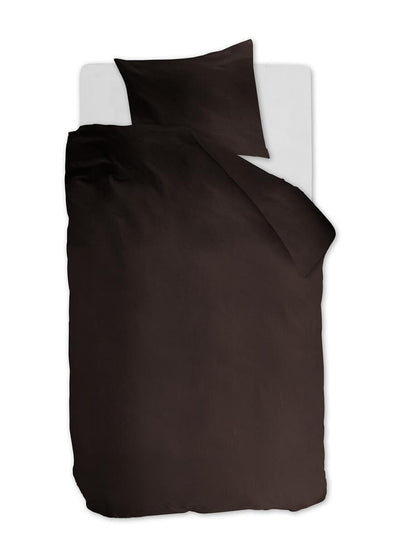 Ambiante Dekbedovertrek Cotton Uni Brown
