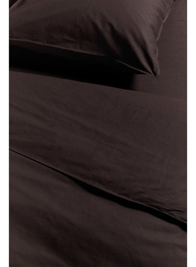 Ambiante Dekbedovertrek Cotton Uni Brown
