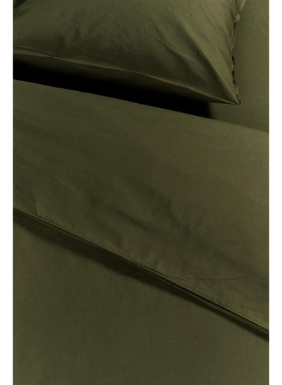 Ambiante Dekbedovertrek Cotton Uni Olive Green