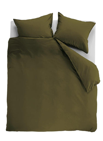 Ambiante Dekbedovertrek Cotton Uni Olive Green