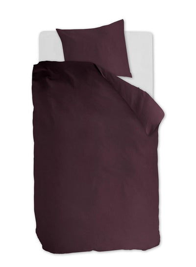 Ambiante Dekbedovertrek Cotton Uni Dark Red