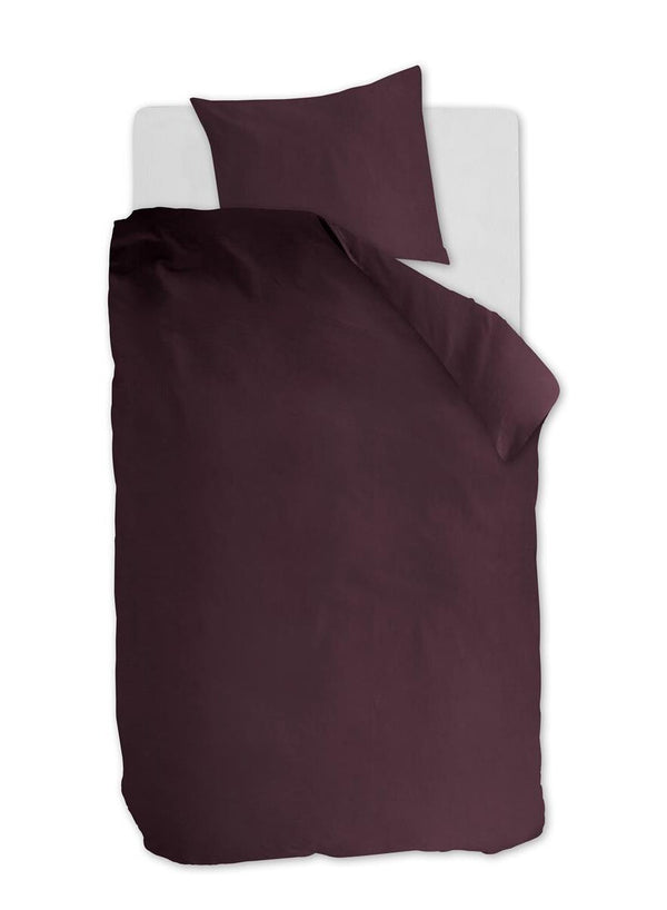 Ambiante Dekbedovertrek Cotton Uni Dark Red