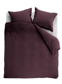 Ambiante Dekbedovertrek Cotton Uni Dark Red