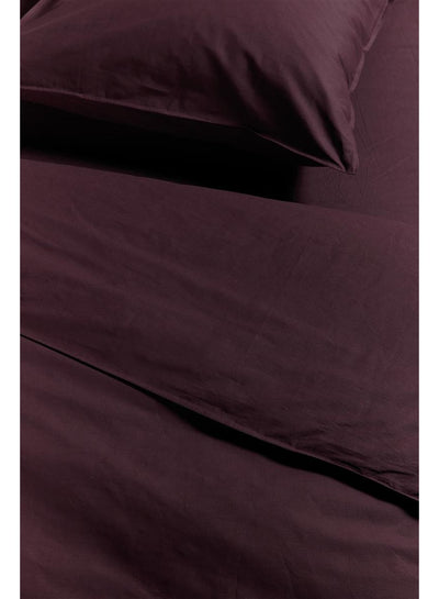 Ambiante Dekbedovertrek Cotton Uni Dark Red