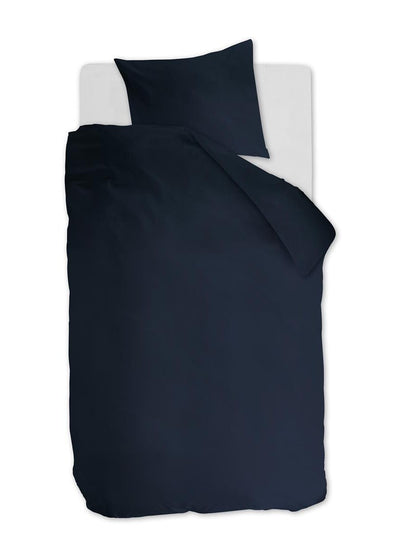 Ambiante Dekbedovertrek Cotton Uni Dark Blue