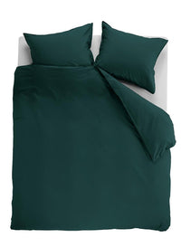 Ambiante Dekbedovertrek Cotton Uni Dark Green
