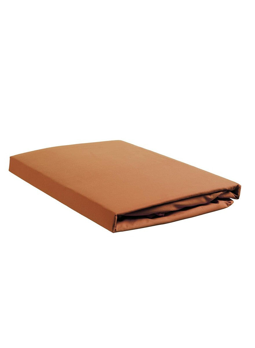 Ambiante Hoeslaken Cotton Uni Orange
