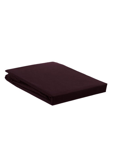 Ambiante Hoeslaken Cotton Uni Dark Red