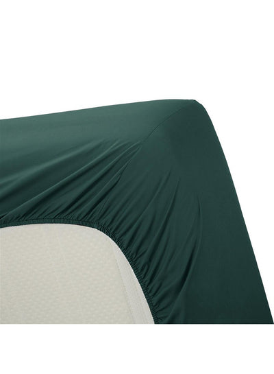 Ambiante Hoeslaken Cotton Uni Dark Green