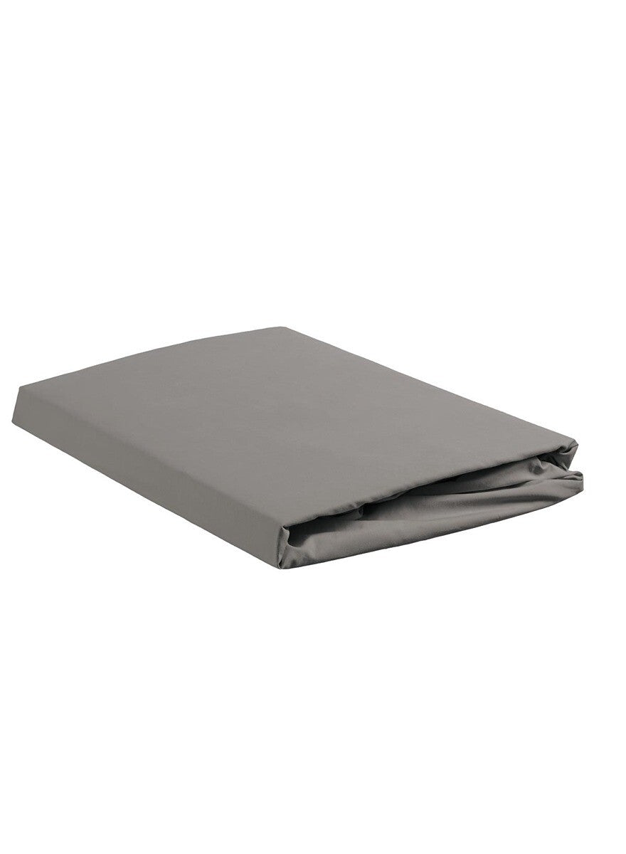 Ambiante Hoeslaken Cotton Uni Grey