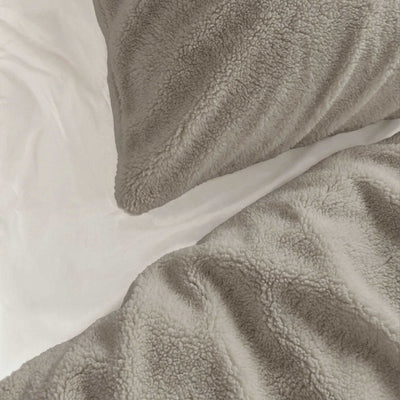 Byrklund Dekbedovertrek Favorite Fuzzle Taupe