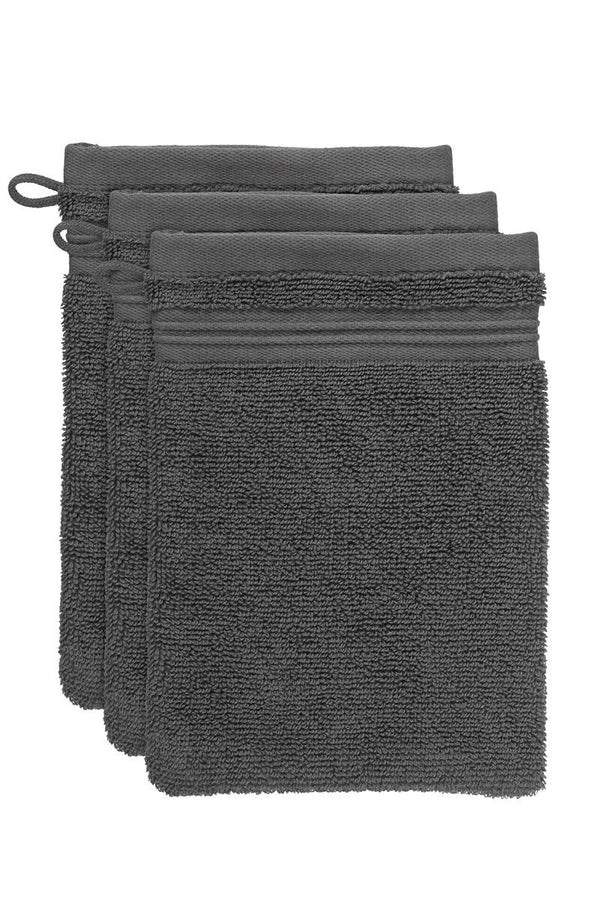 BeddingHouse Washandje Sheer set Anthracite