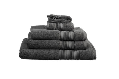 BeddingHouse Gastendoekje Sheer set Anthracite