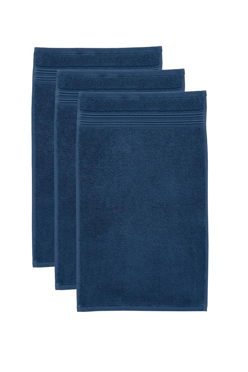 BeddingHouse Gastendoekje Sheer set Dark Blue