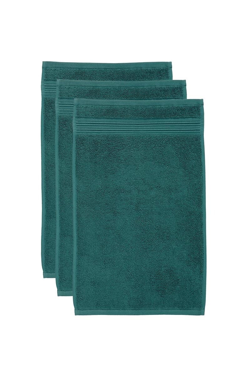 BeddingHouse Gastendoekje Sheer set Dark Green