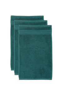 BeddingHouse Gastendoekje Sheer set Dark Green