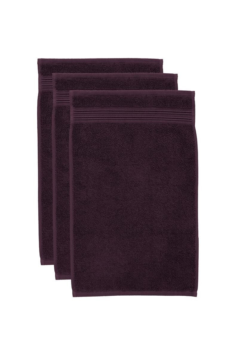 BeddingHouse Gastendoekje Sheer set Dark Red