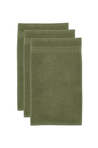 BeddingHouse Gastendoekje Sheer set Olive Green