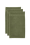 BeddingHouse Gastendoekje Sheer set - 30x50 cm - Olijfgroen