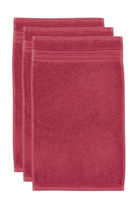BeddingHouse Gastendoekje Sheer set Red
