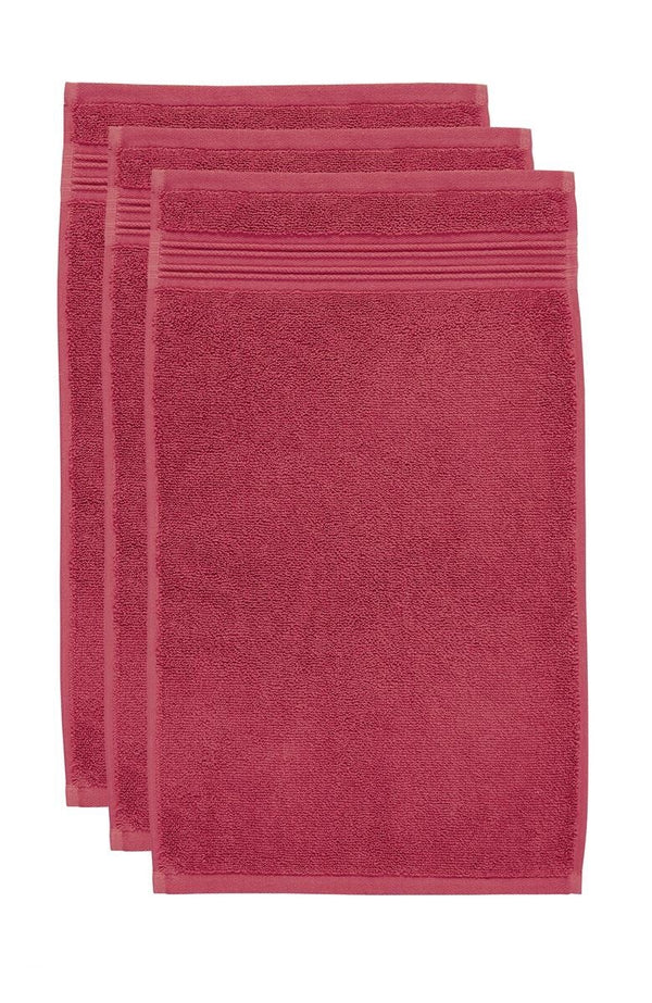 BeddingHouse Gastendoekje Sheer set Red