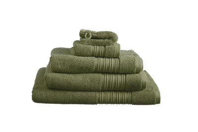 BeddingHouse Handdoek Sheer set Olive Green