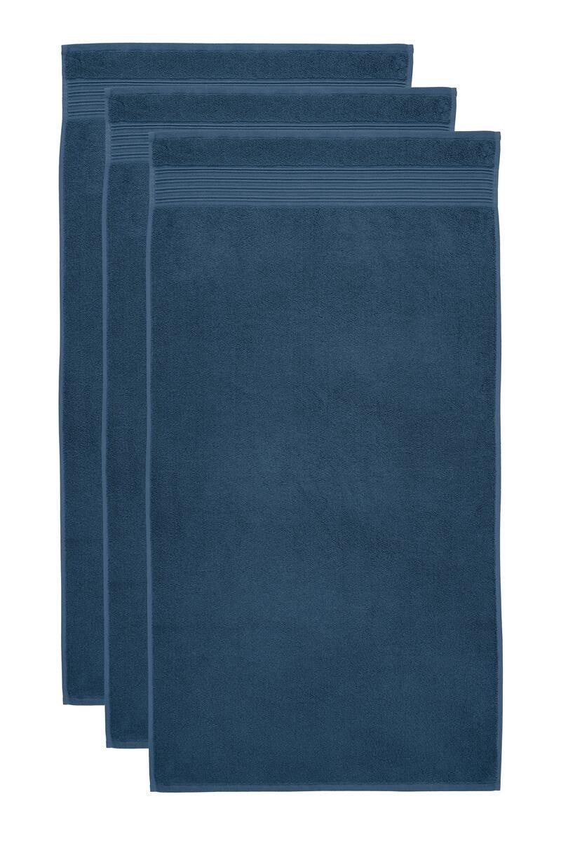 BeddingHouse Douchehanddoek Sheer set Dark Blue
