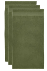 BeddingHouse Douchehanddoek Sheer set Olive Green