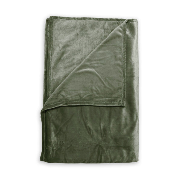 Zohome Plaid Cara Olive-Green 140x200 cm
