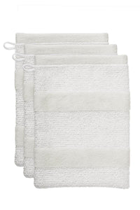 BeddingHouse Washandje Sheer stripe set Sand