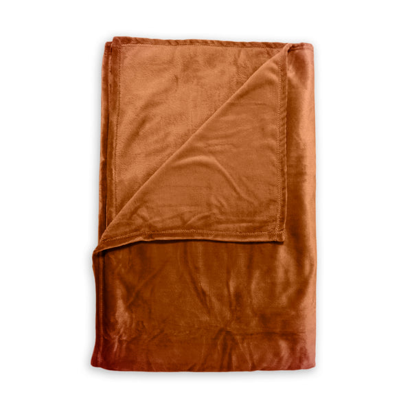 Zohome Plaid Cara Copper-Orange 140x200 cm
