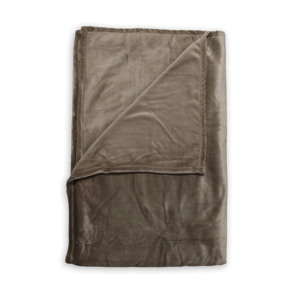 Zohome Plaid Cara Steeple-Taupe 140x200 cm