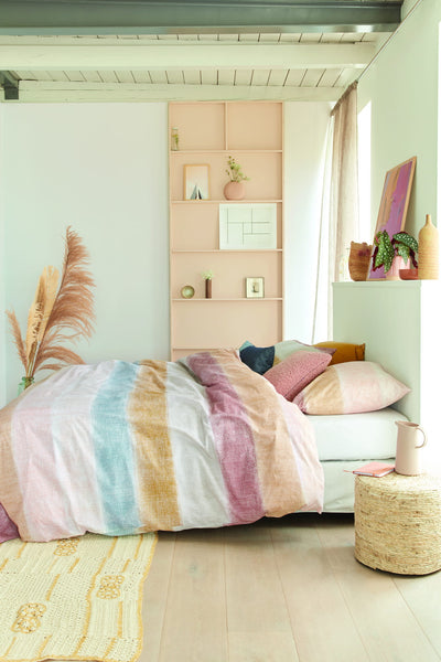 Ariadne at Home Dekbedovertrek Soft Linen Nude 140x200/220 cm