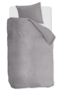 At Home Dekbedovertrek by BeddingHouse Cosy Corduroy Lichtgrijs Light Grey
